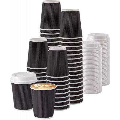 Vasos y tapas desechables