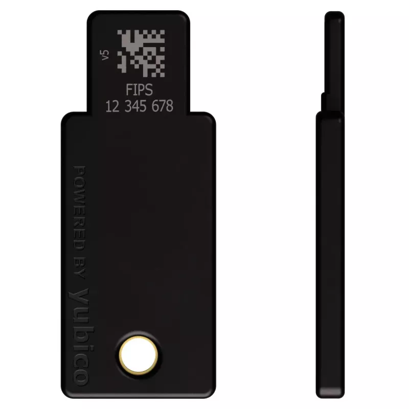 Yubico YubiKey 5 NFC FIPS Llave de seguridad, USB-A, negro