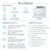 HP LaserJet Enterprise M406dn, láser, 1200 x 1200 DPI, A4, 38 ppm, impresión a doble cara, listo para red