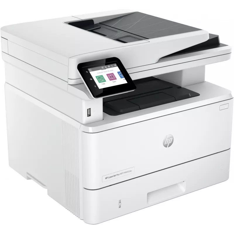 Impresora HP LaserJet Pro MFP 4102dw, láser, monocromo, 1200 x 1200 DPI, A4, impresión directa, blanca