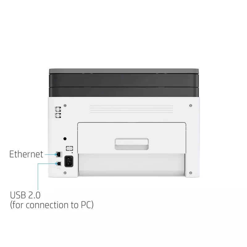Impresora multifunción láser HP Color Laser MFP 178nw — color, A4, 18 páginas/min (B/N), Wi-Fi, Ethernet, escaneo dúplex
