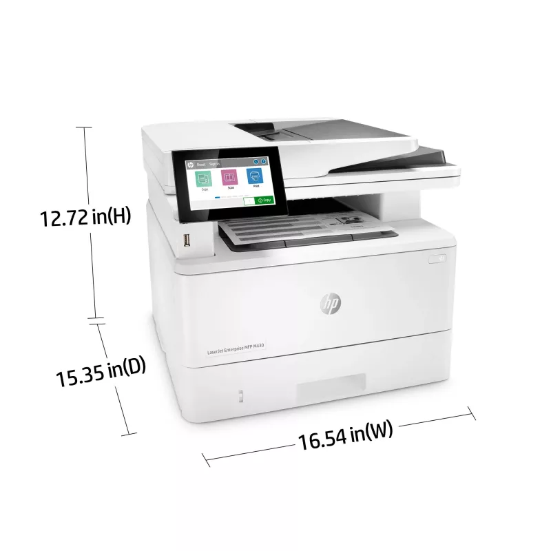 Impresora multifunción HP LaserJet Enterprise MFP M430f láser monocromo
