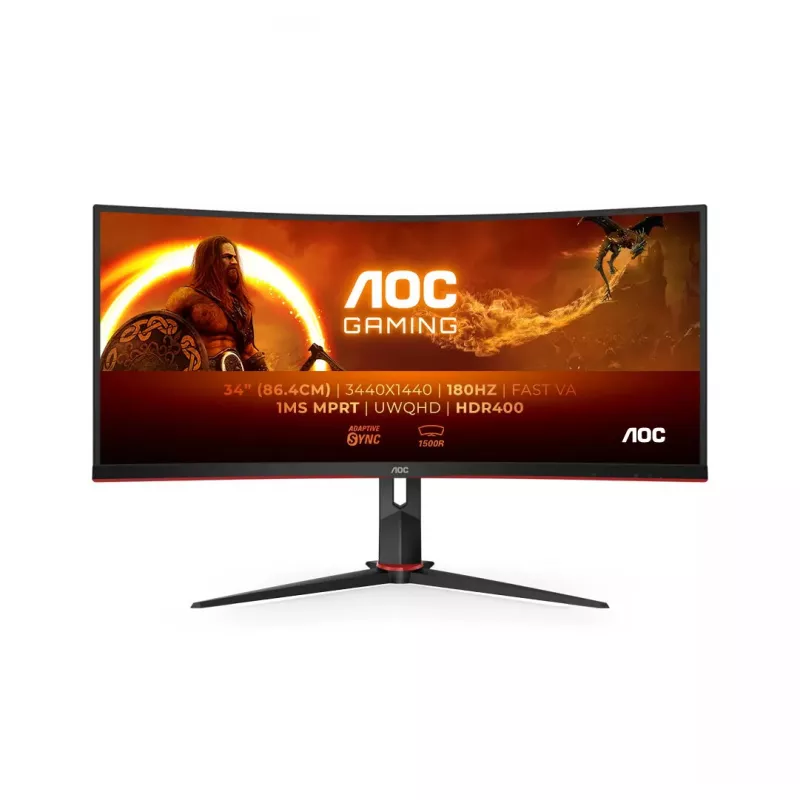 Monitor VA AOC CU34G2XP/BK de 34