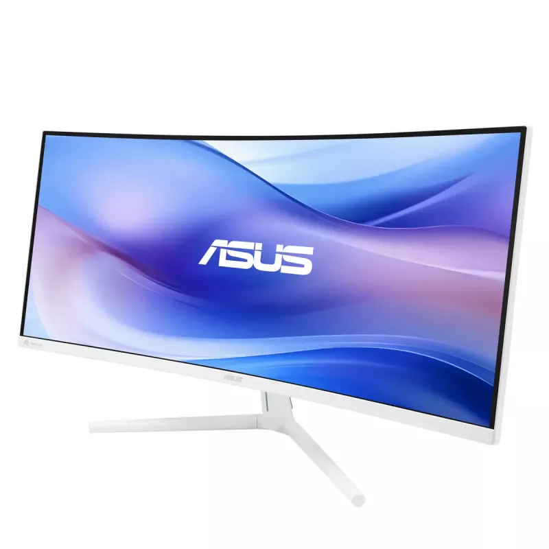 ASUS VU34WCIP-W monitor de ordenador 86,4 cm (34 inch) 3440 x 1440 píxeles Wide Quad HD blanco