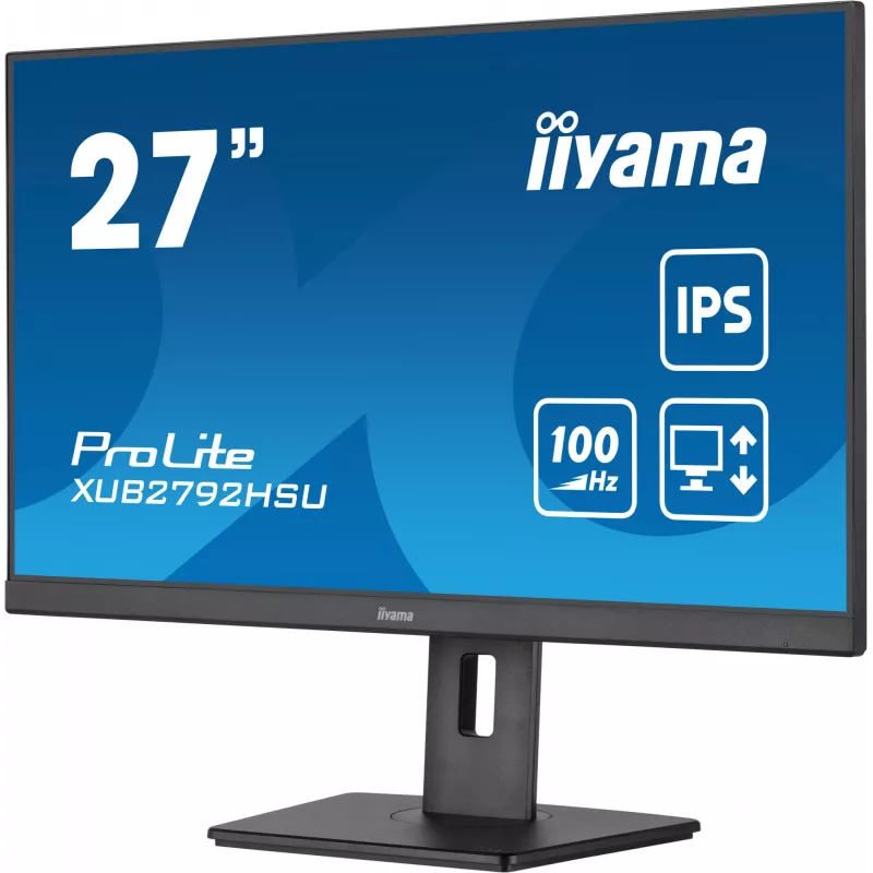 iiyama XUB2792HSU-B6 monitor de ordenador 68,6 cm (27 inch) 1920 x 1080 píxeles Full HD LED negro