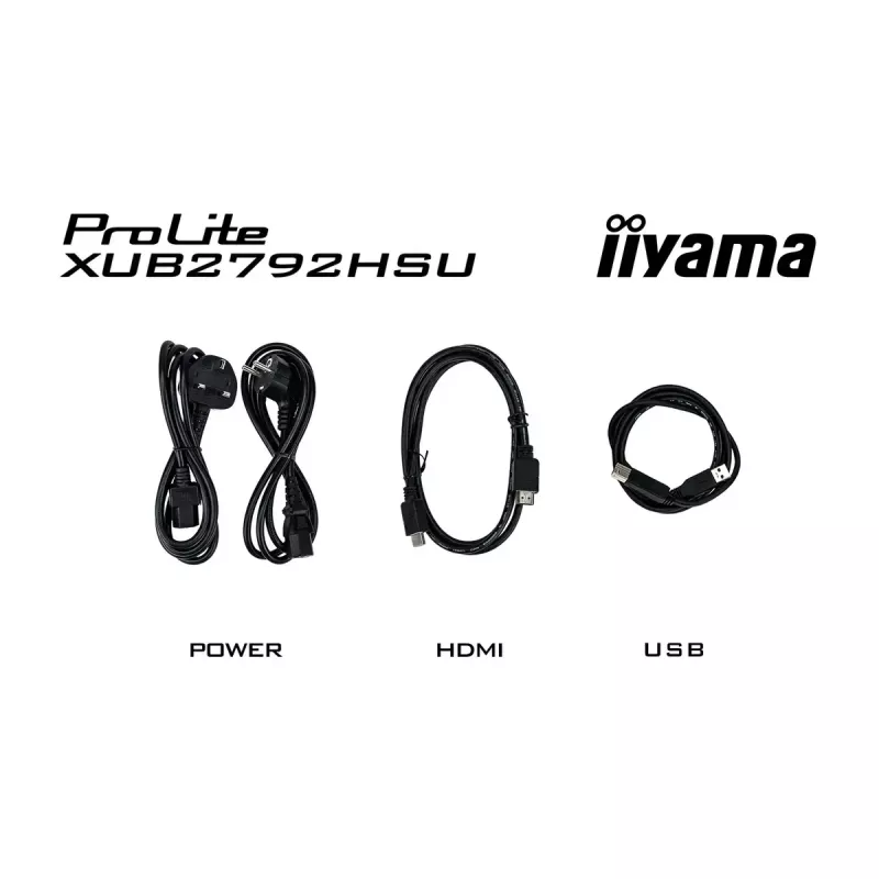 iiyama ProLite XUB2792HSU-W6 monitor de ordenador 68,6 cm (27 inch) 1920 x 1080 píxeles Full HD LED blanco