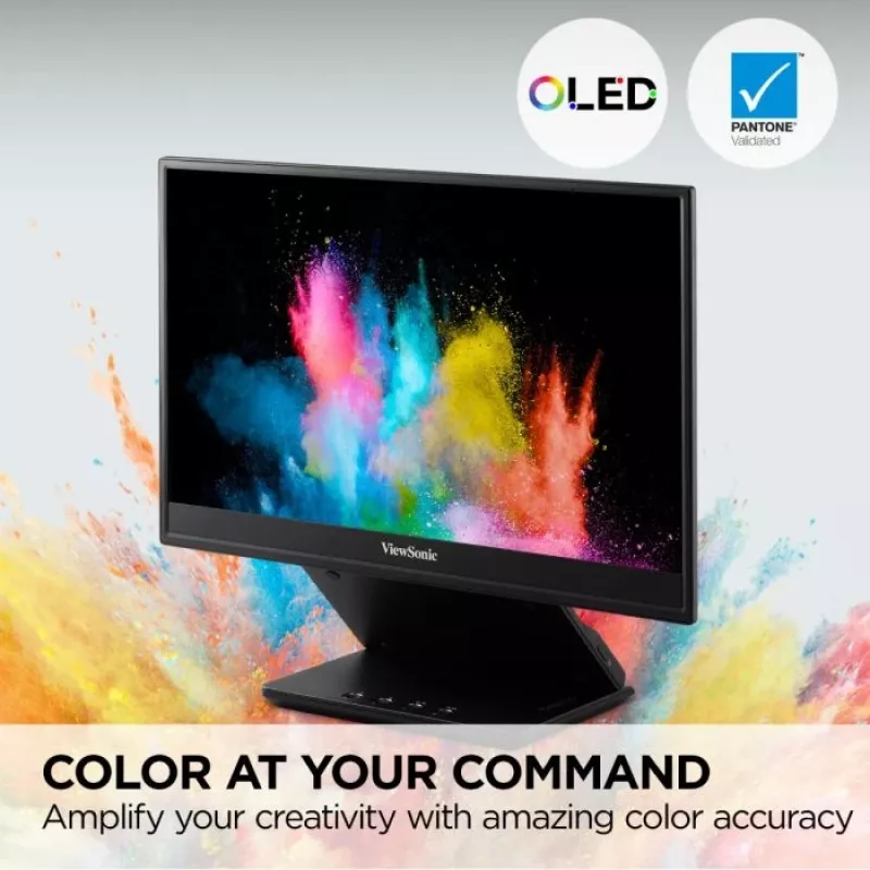 Viewsonic VP Series VP16-OLED Monitor de ordenador 40,6 cm (16 inch) 1920 x 1080 píxeles Full HD Negro