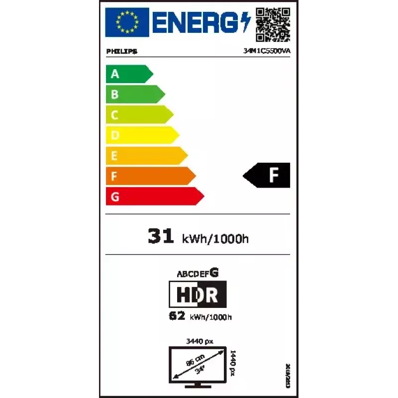 Philips Evnia 32M2C3500L/00 Monitor de ordenador 80 cm (31,5 inch) 2560 x 1440 píxeles Quad HD LCD Negro