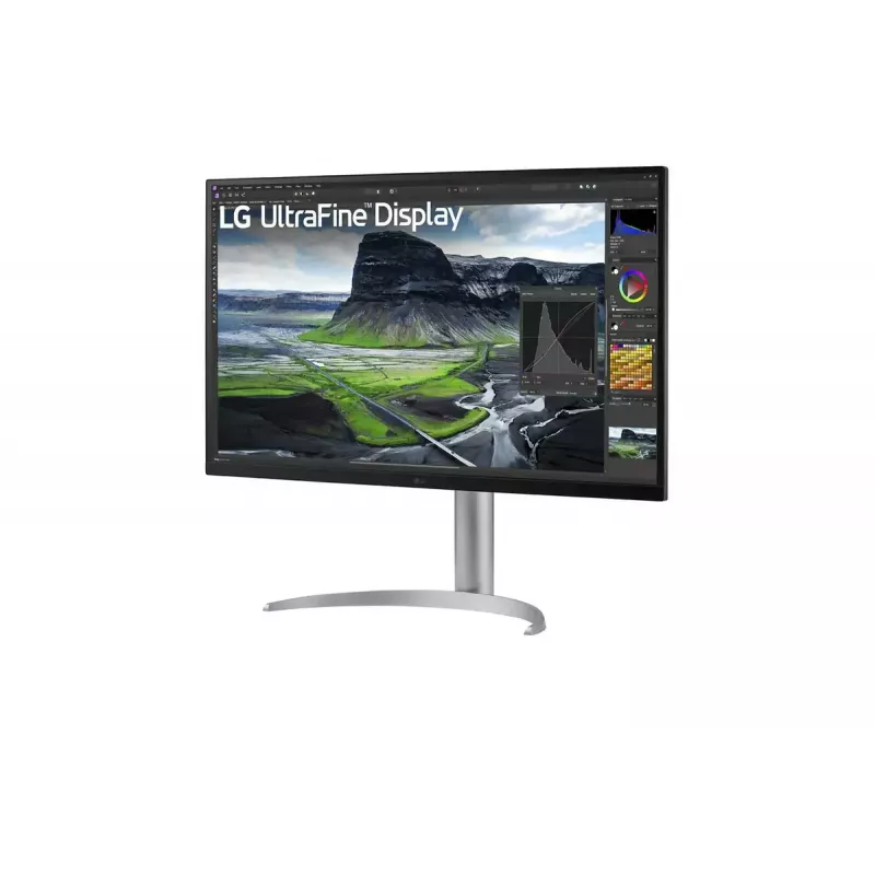Monitor LG 32UQ850V-W 31,5 inch 4K Ultra HD (3840×2160) IPS LED, 60Hz, HDR400, USB-C PD 90W, ajustable en altura/inclinable/Pivot, VESA