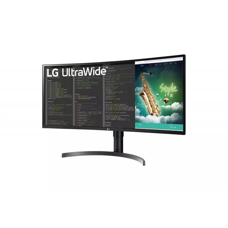 LG 35WN75CP-B.AEU Monitor de ordenador 88,9 cm (35 inch) 3440 x 1440 píxeles 4K Ultra HD LED Negro
