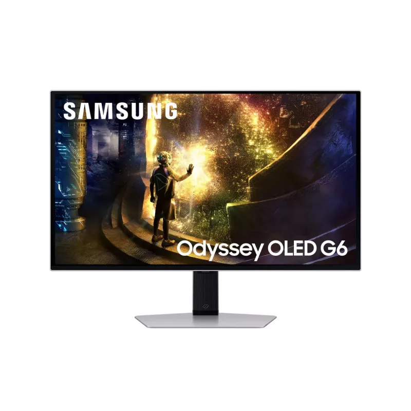 Samsung S27DG610SU Monitor de ordenador 68,6 cm (27 inch) 2560 x 1440 píxeles Quad HD OLED Plata