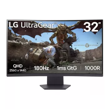 LG 32GS60QC-B Monitor de ordenador 80 cm (31,5 inch) 2560 x 1440 píxeles Quad HD LCD Negro