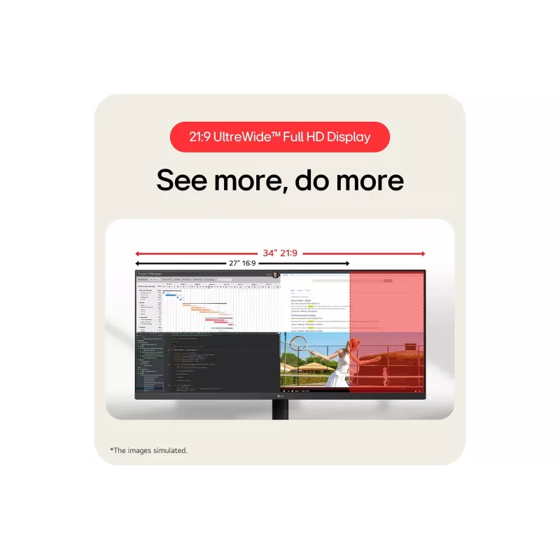 LG 34U511A-B Monitor 86,4 cm (34