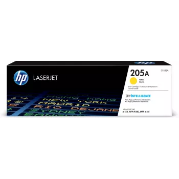 Tóner original HP LaserJet 205A Amarillo, 900 páginas, Amarillo, 1 ud.