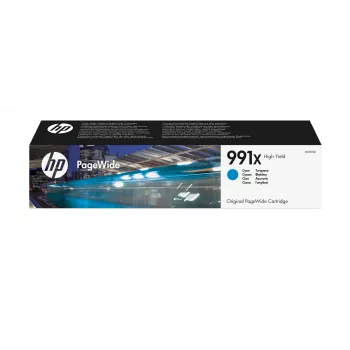 Cartucho PageWide original HP 991X alta capacidad Cian