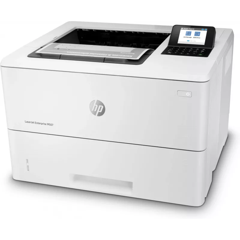 HP LaserJet Enterprise M507dn, láser, 1200 x 1200 DPI, A4, 43 ppm, impresión dúplex, con red