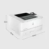 HP LaserJet Pro 4002dn Impresora, láser, 1200 x 1200 DPI, A4, 40 ppm, impresión dúplex, blanco