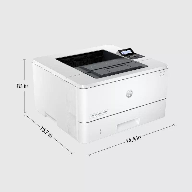 HP LaserJet Pro 4002dn Impresora, láser, 1200 x 1200 DPI, A4, 40 ppm, impresión dúplex, blanco