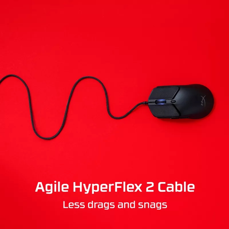 HyperX Pulsefire Haste 2 – Ratón gaming (negro)