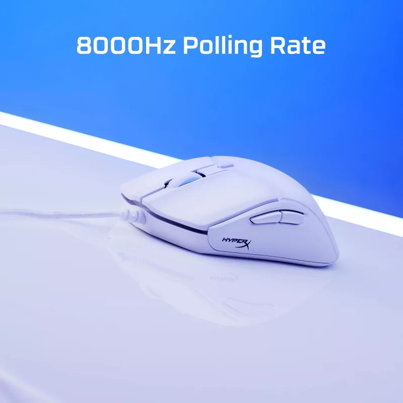 HyperX Pulsefire Haste 2 – Ratón gaming (blanco)