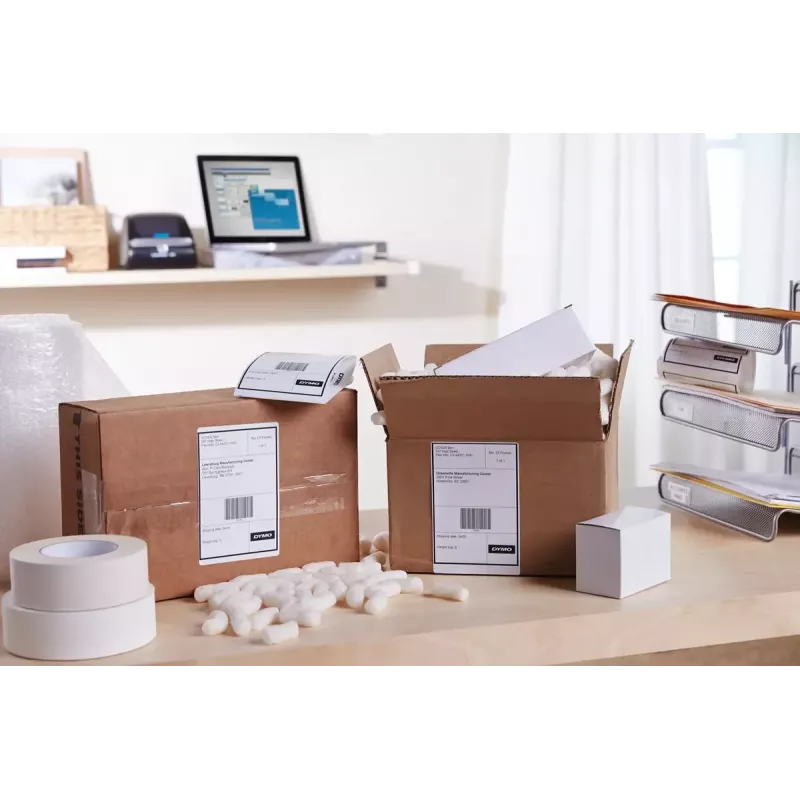 DYMO LabelWriter 5XL Impresora de etiquetas | Impresora de etiquetas con detección automática | Imprime etiquetas de envío extragrandes de Amazon DHL y más | Perfecta para vendedores de comercio electrónico | Enchufe de 2 pines UE