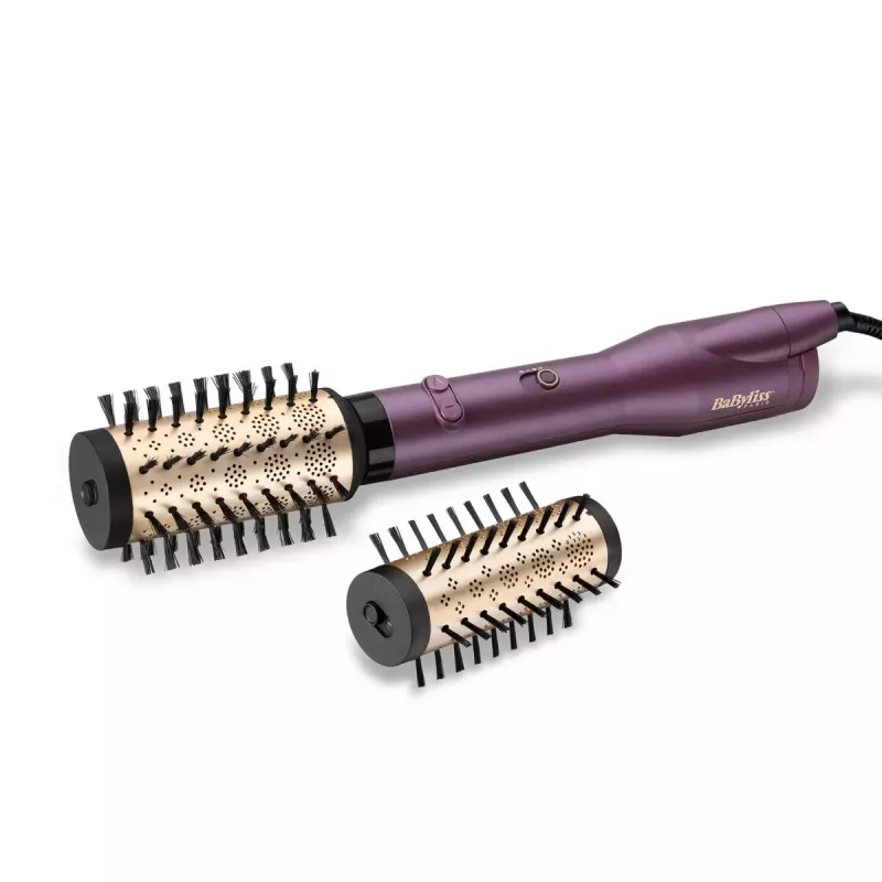 BaByliss Big Hair Dual AS950E cepillo rotatorio de aire caliente, morado/rosa