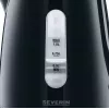 Hervidor de agua eléctrico Severin 1 L 2200 W Negro