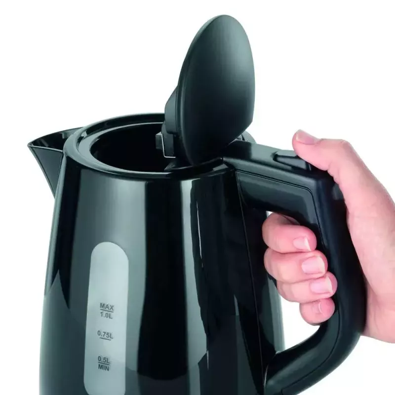 Hervidor de agua eléctrico Severin 1 L 2200 W Negro