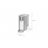 Unold Ava hervidor 2,5 l 2600 W plateado, blanco