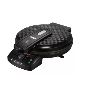 Unold 48235 gofrera 1 gofre 1200 W negra, acero inoxidable