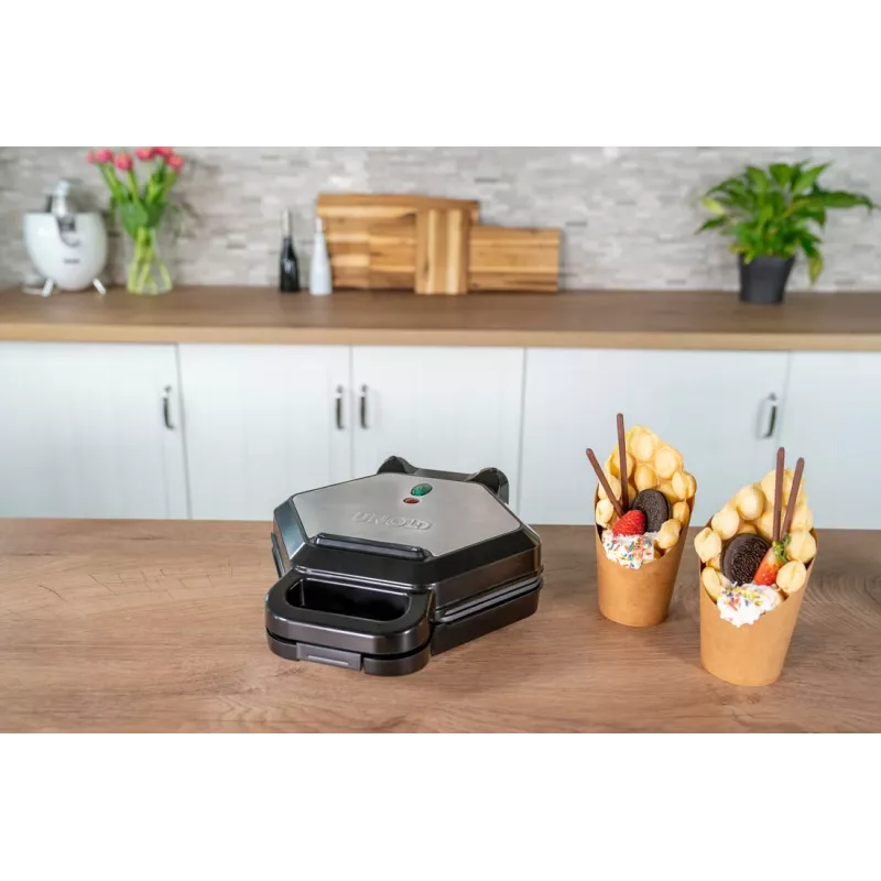 Unold Bobby 1 gofrera 700 W negra, plateada