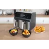 Unold 58685 freidora doble 8 L de pie 1700 W freidora de aire negra, gris