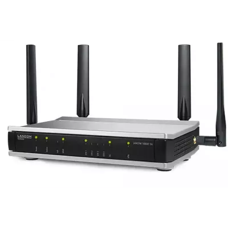 Router LANCOM 1800EF-5G negro plata 5G Ethernet 1000 Mbit/s