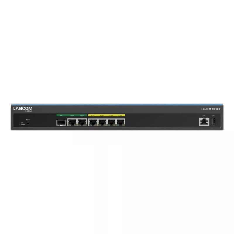 Lancom 1930EF, Ethernet-WAN, Gigabit Ethernet, DSL-WAN, negro (62146)