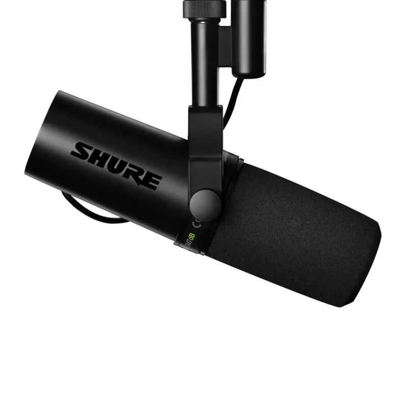 Shure SM7dB micrófono dinámico vocal con preamplificador integrado, cardioide, con cable, negro