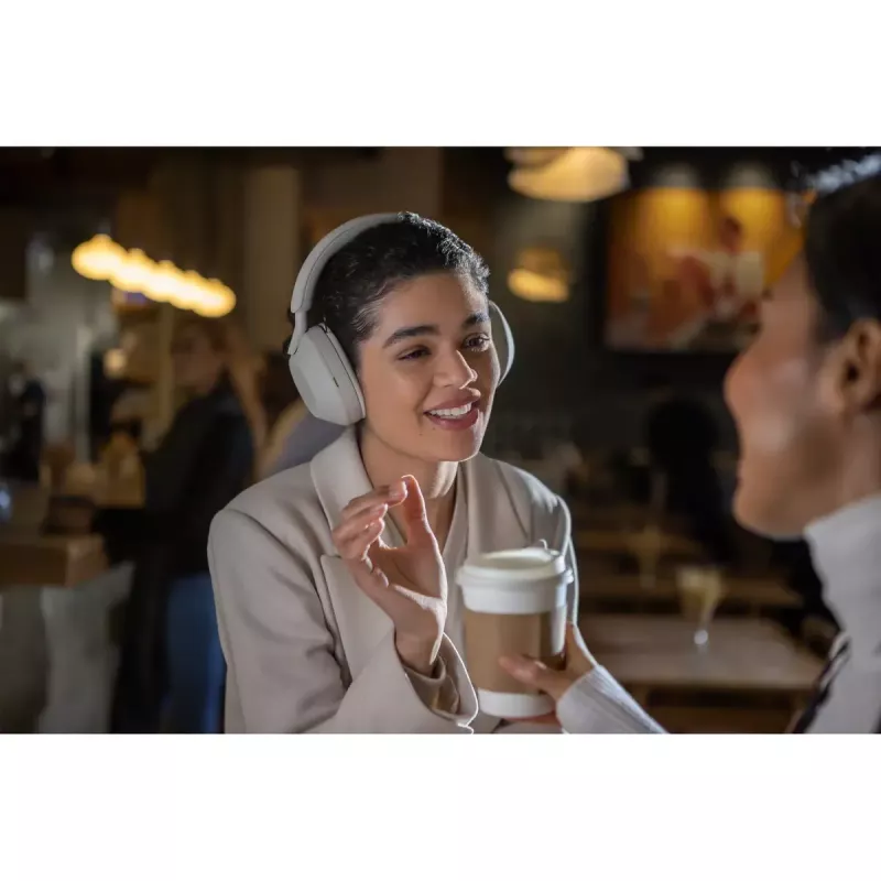 Sony WH-1000XM5 auriculares con cable e inalámbricos diadema llamadas/música Bluetooth plateado, blanco