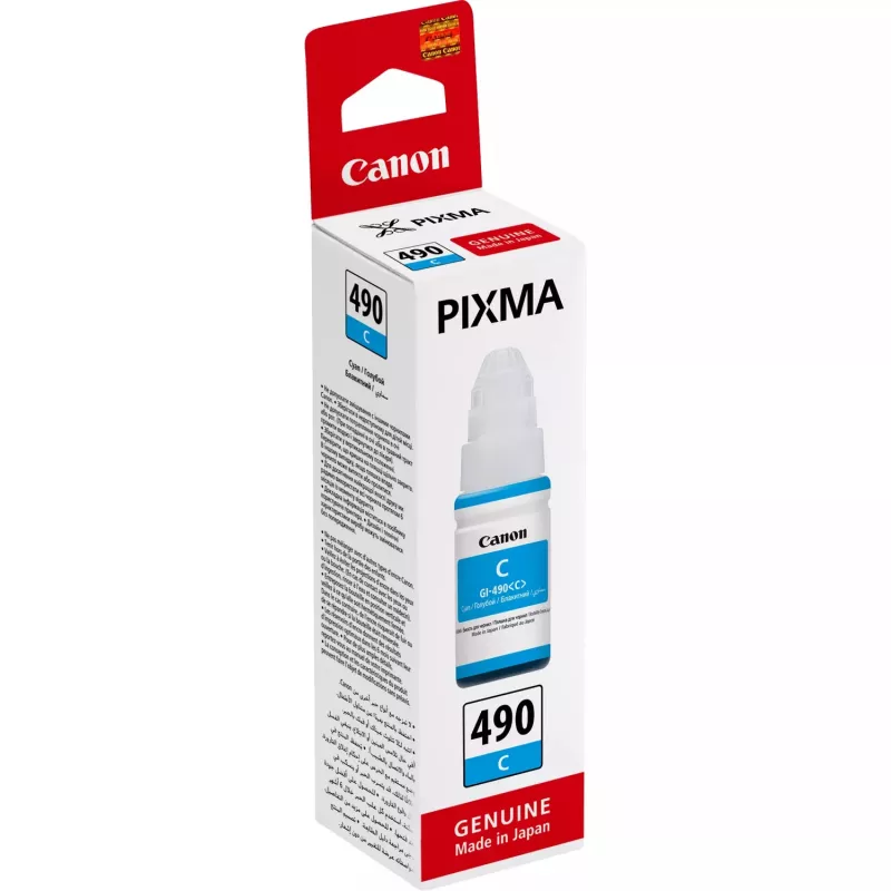 Canon GI-490C, cian, Canon, 70 ml, Japón, 1 ud.
