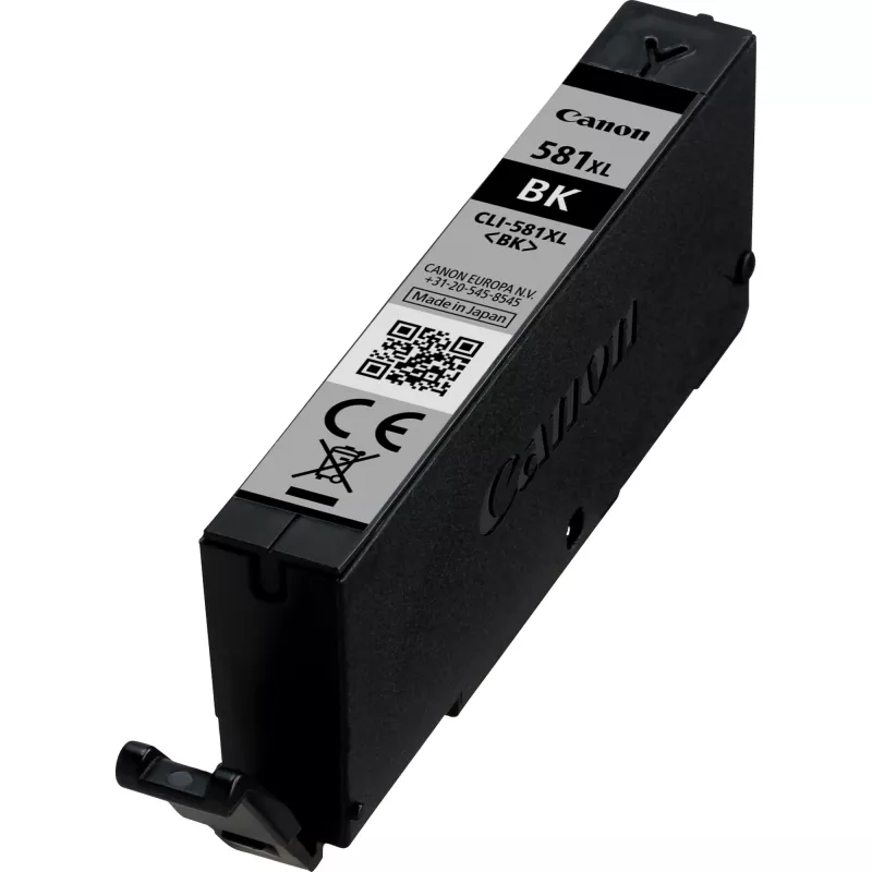 Cartucho de tinta negra Canon CLI-581XL de alto rendimiento, negro, tinta pigmentada, 8,3 ml, 520 páginas