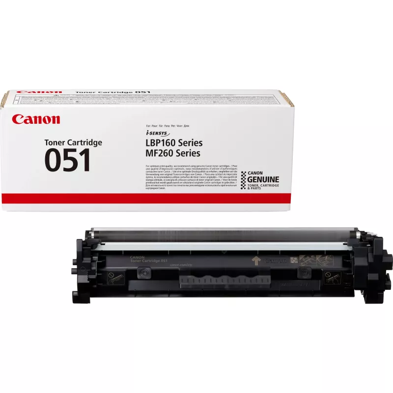Tóner Canon CRG 051, 2500 páginas, negro