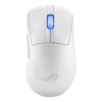 ASUS ROG Keris II Ace Wireless AimPoint White ratón gaming para diestros RF Wireless + Bluetooth + USB Type-A óptico 42000 DPI