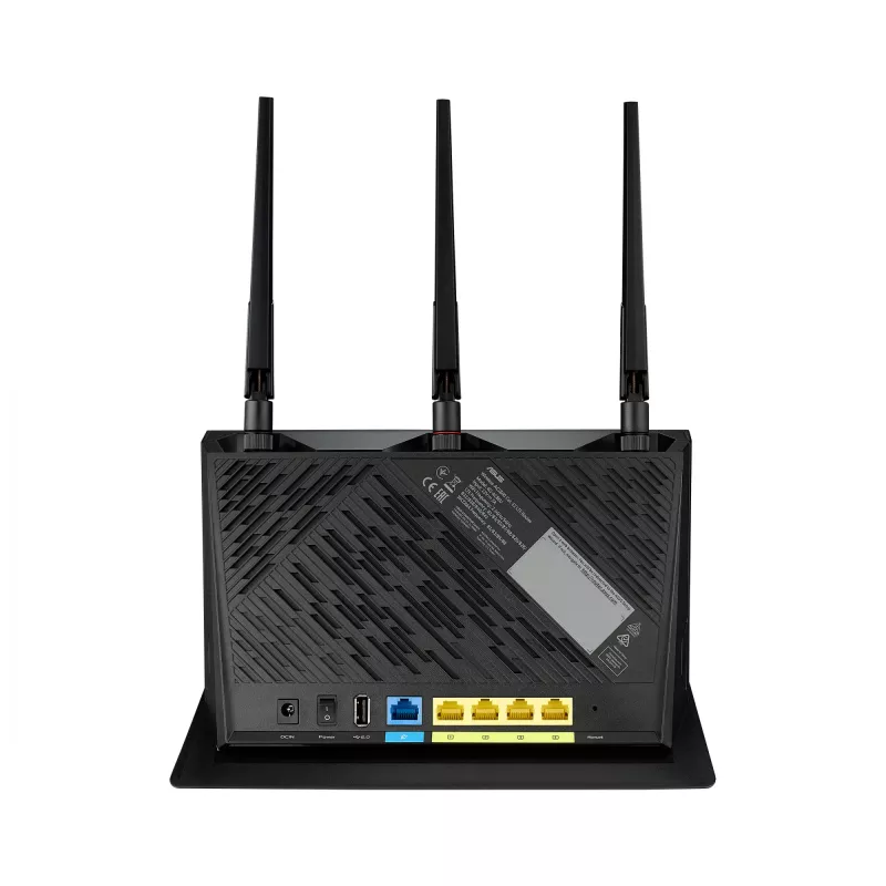 ASUS 4G-AC86U router inalámbrico Gigabit Ethernet doble banda (2,4 GHz / 5 GHz) negro
