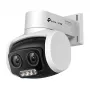 TP-Link VIGI cámara de red con pan tilt y varifocal de doble lente a todo color 4MP para exterior