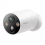 TP-Link Tapo cámara de seguridad inteligente sin cables, cámara de vigilancia IP, exterior, inalámbrica, techo/pared, blanca, tipo bala