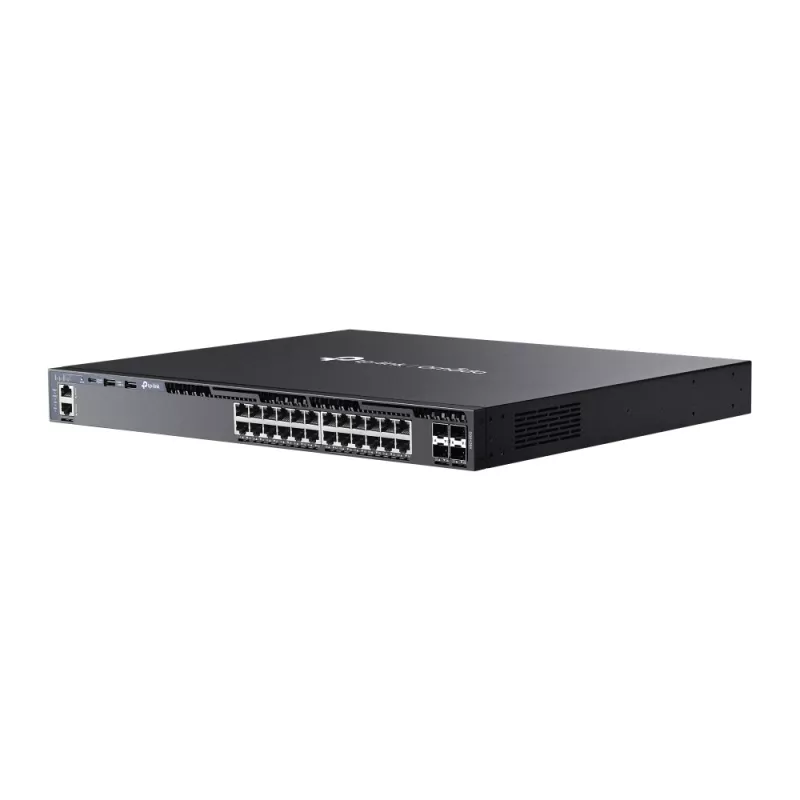 TP-Link Omada switch gestionado L3 apilable de 24 puertos Gigabit con 4 ranuras 10G