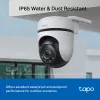 TP-Link Tapo cámara Wi-Fi de seguridad pan/tilt para exterior, cámara de seguridad IP, interior y exterior, inalámbrica, CE, FCC, RoHS, RCM, montaje en techo, blanca, negra