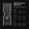 TP-Link Archer BE19000 router Wi-Fi 7 tri-banda, Wi-Fi 7 (802.11be), tri-banda (2,4 GHz / 5 GHz / 6 GHz), Ethernet LAN, negro, acero inoxidable, router de sobremesa