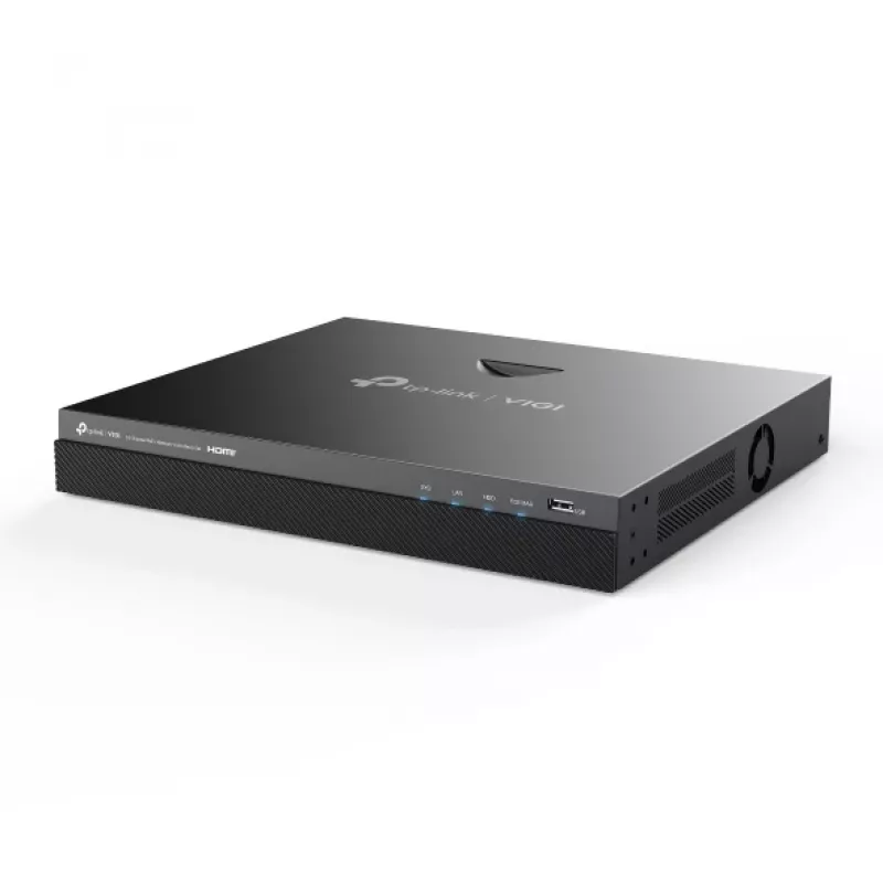 TP-Link VIGI NVR2016H-16MP Grabadora de vídeo en red negra
