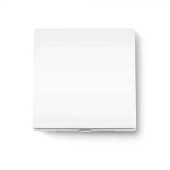 TP-Link Tapo Interruptor de luz inteligente 1 canal 1 vía, botones, inalámbrico, blanco, 868 MHz, pared, 86 mm, 41 mm