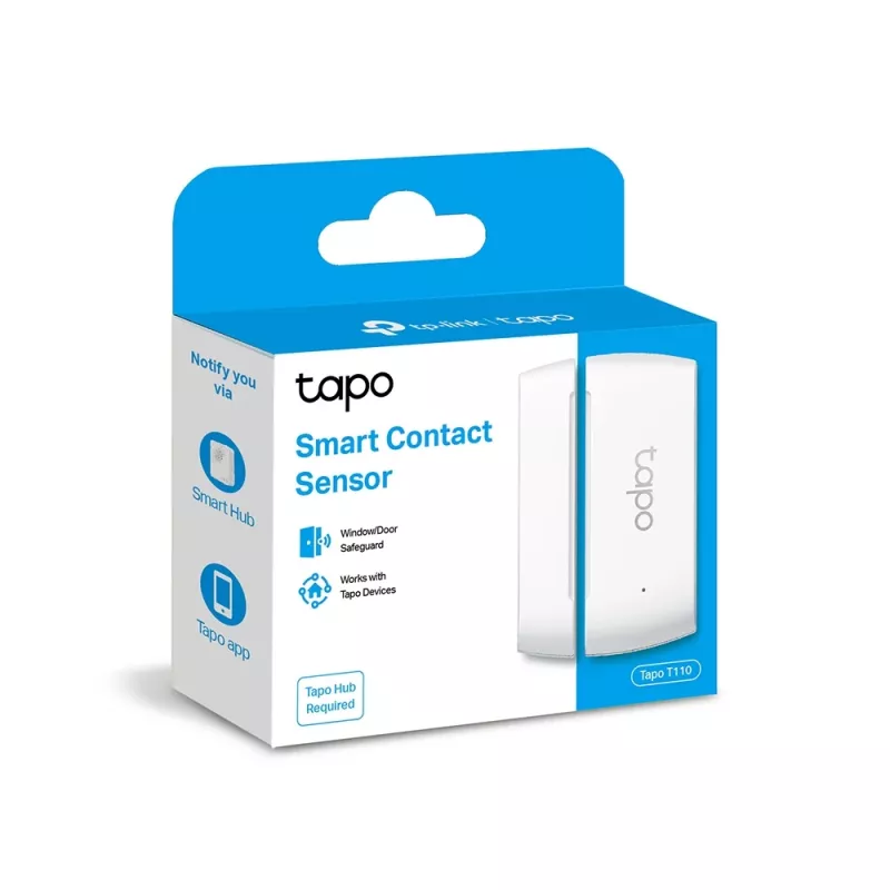 TP-Link Tapo Sensor de contacto inteligente, inalámbrico, blanco, 922 MHz, puerta/ventana, 0 - 40 °C, CR2032