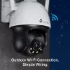 TP-Link VIGI Cámara de red Wi-Fi 4MP a todo color con giro/inclinación para exterior